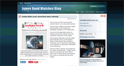 Desktop Screenshot of jamesbondwatchesblog.com